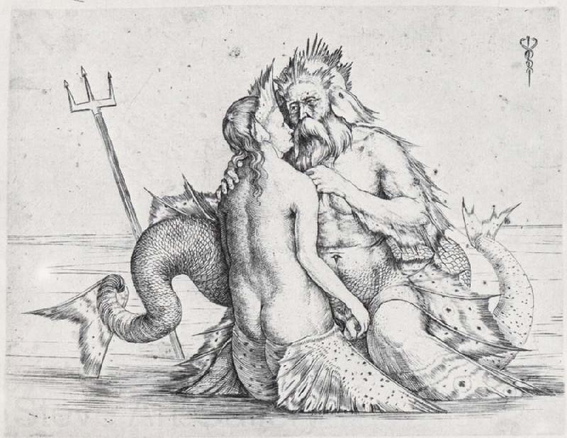 Jacopo de Barbari Triton and Nereid